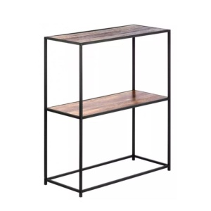 Mobilier multifuncțional, 2 niveluri, structură metalică + MDF, 70x31x85 cm