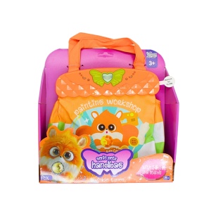 Musical handbag for children, Foxy the Little Fox, with lights and sounds, 25x22x5.2 cm, Genie Pets, Whimsy Workshop