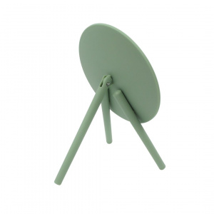 Oglindă machiaj, cu trepied, culoare verde, 17x25cm