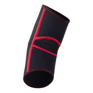 Orteză pentru Cot din Neopren Pure 2 Improve – Mărimea XL | Negru cu Cusături Roșii