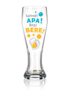 Pahar bere Salvați APA! Beți BERE!