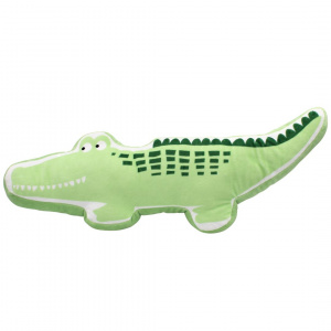 Pernă pufoasă, în formă de crocodil, pentru copii, 50x9 cm
