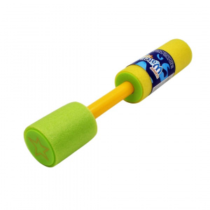 Pistol tub cu spumă 16cm galben
