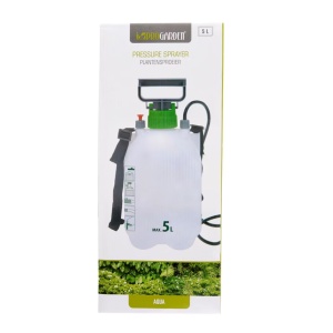 Pulverizator cu presiune ProGarden 5L, cu pompă manuală și curea de umăr