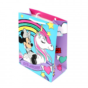 Punga hartie SDE medie Minnie & Unicorn - Img 1