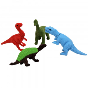 Radiere colecționabile Animale Dinozaur Roșu