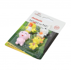 Radiere puzzle colecționabile seria Animale purceluș