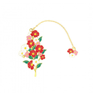 Semn de carte, buchet flori