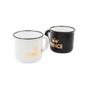 Set 2 Cești Espresso, Nekupto – “PRINCE & PRINCESS”, 2 x 80 ml
