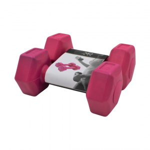 Set 2 gantere roz XQ Max 2x0.5 kg