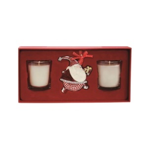 Set Cadou Bailey & Brooke – Lumânări Parfumate și Decorațiune Moș Crăciun