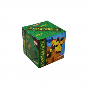 Set construcție Microbricks girafă 176 piese