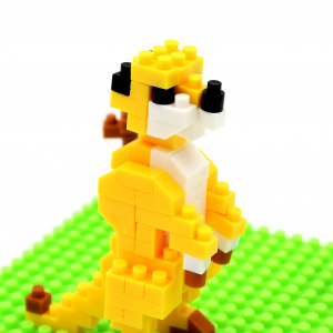 Set construcție Microbricks suricată 142 piese