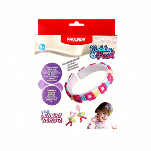 Set creativ perle bratara ciclam fete - Img 3