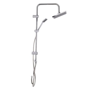 Set de duș de perete fără baterie Rain, crom, Bathroom Solutions
