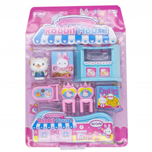 Set de joacă - Casa Iepurașului cu accesorii, Rabbit House - Img 3