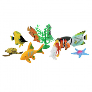 Set diverse figurine animale marine Coral