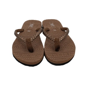 Șlapi flip-flops pentru femei, Perletti, maroniu