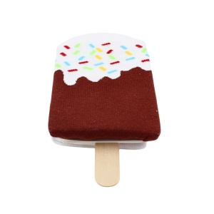 Șosete Funny Ice Cream unisex, model înghețată pe băț, multicolor, One Size, cadou amuzant