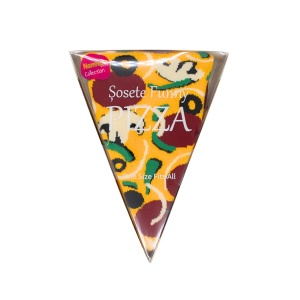 Șosete Funny Pizza NomNom Socks – Șosete Amuzante Unisex, Mărime Universală, Cadou Original