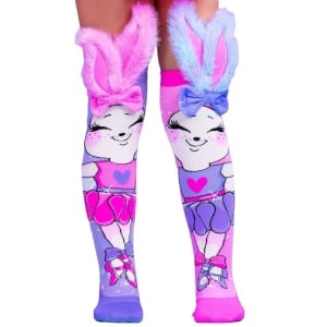 Șosete lungi colorate Madmia Ballerina Bunny pentru fete 3-5 ani
