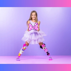 Șosete lungi colorate Madmia pentru fete fantasy Minnie & Daisy 6-99 ani