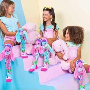 Șosete lungi colorate Madmia pentru fete Hunny Bunny 3-5 ani - Img 6