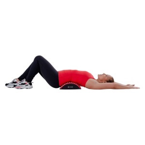 Suport abdomene și stretching lombar Pure 2 Improve – Ab Board cu suprafață spike, 30 x 28 x 9,5 cm