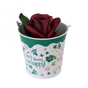Suport ghiveci 10 cm "Don't worry be happy"