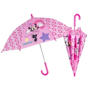 Umbrelă roz, Perletti, Minnie Mouse, 45 cm, Collection Minnie