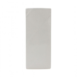 Umidificator pentru calorifer, model abstract romb, alb, 18x7x3cm