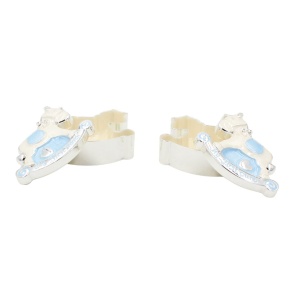 Set Cadou Bebeluși Băieței AZAY – Prima Șuviță & Primul Dințișor, Design Bleu, Cutie Cadou Inclusă