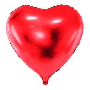 Balon party inima rosie 45 cm