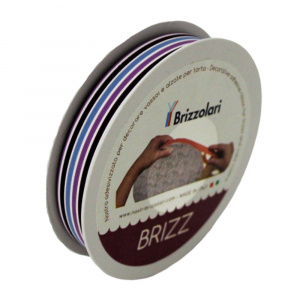 Bandă Adezivă Decorativă Brizz Mini Stripes Mov, 25 m - Img 2