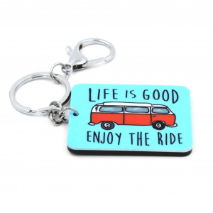 Breloc cu mesaj - Life is Good Enjoy the Ride - Img 2