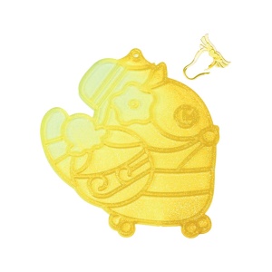 Breloc DIY Genie Pets, model Vrăbiuță – pictură cu cristale colorate, Activitate creativă pentru copii 3+, Whimsy Workshop