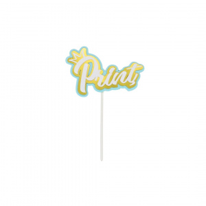 Cake Topper pentru tort model cuvântul Prinț
