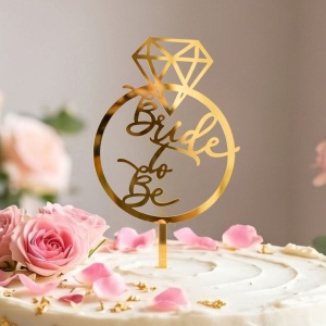 Cake Topper tort model Bride To Be