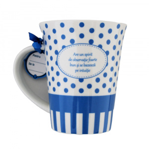 Cana din portelan personalizata Dan