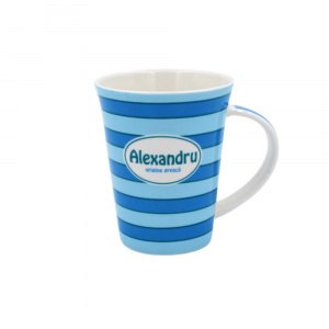 Cană din porțelan personalizată Alexandru