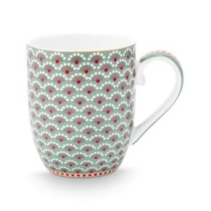 Cană din porțelan, Pip Studio, Blue, 145 ml, colecția Blooming Tales