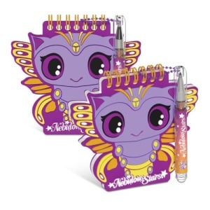 Carnețel de notițe, cu mini pix cu gel și stickere, 25 foi, personaj Lumina - Nebulous Stars