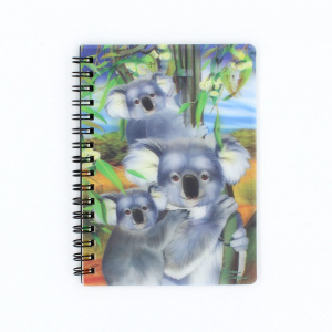 Carnețel zoo, cu spirală, 3D, "LiveLife - Koala cuddle" - Img 3