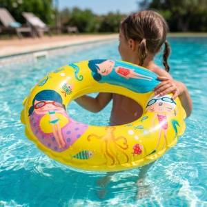 Colac Intex galben pentru copii 61cm