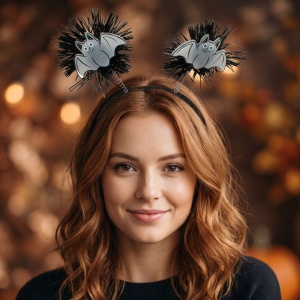 Coroniță pentru Halloween, model liliac, Goodmark