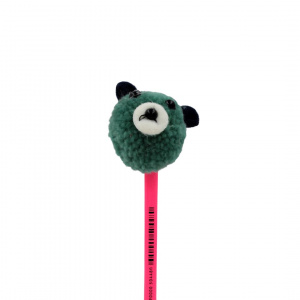 Creion figurina Baby Urs verde 22 cm