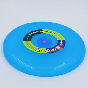 Disc zburator frisbee albastru 25cm cu led - Img 2