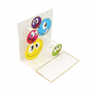 Felicitare 3D Premium Pop-up Face - Img 1