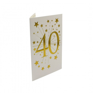 Felicitare Gold Forty