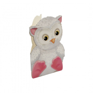 Felicitare Gold Furry Owl